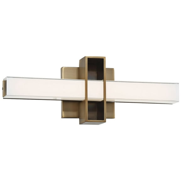 P1522-575-L-George Kovacs Lighting-Major-LED Light Bath Vanity-16 Inches Wide by 6 Inches Tall