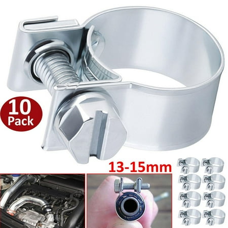 

Mini Hose Clips Nut and Bolt Fuel Line Clamps Petrol Pipe Diesel Air Small Clamp