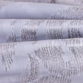 thumbnail image 4 of Ox Bay Amara Ikat Glam Polyester Hand Woven Throw Pillow, Silver/Gray, 20" x 20", 4 of 4