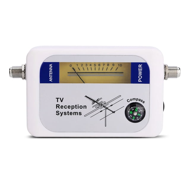 TV Finder, Backlight Powerful Sensitive TV Signal Meter For Remote Satellite Antennas