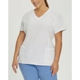 thumbnail image 6 of fit by white cross women's v-neck racer back detail top- navy- x-large, 6 of 10