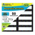 thumbnail image 2 of Teacher Created Resources Chalkboard Brights Labels Magnetic Accents, 20 Per Pack, 3 Packs, 2 of 3