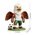 thumbnail image 3 of World Cup 2026 USA 4.5in ResinWorld Cup Gift Clutch Bald Eagle Mascot with Blue Uniform, Ornaments Collectible Toy for Fans, 3 of 8