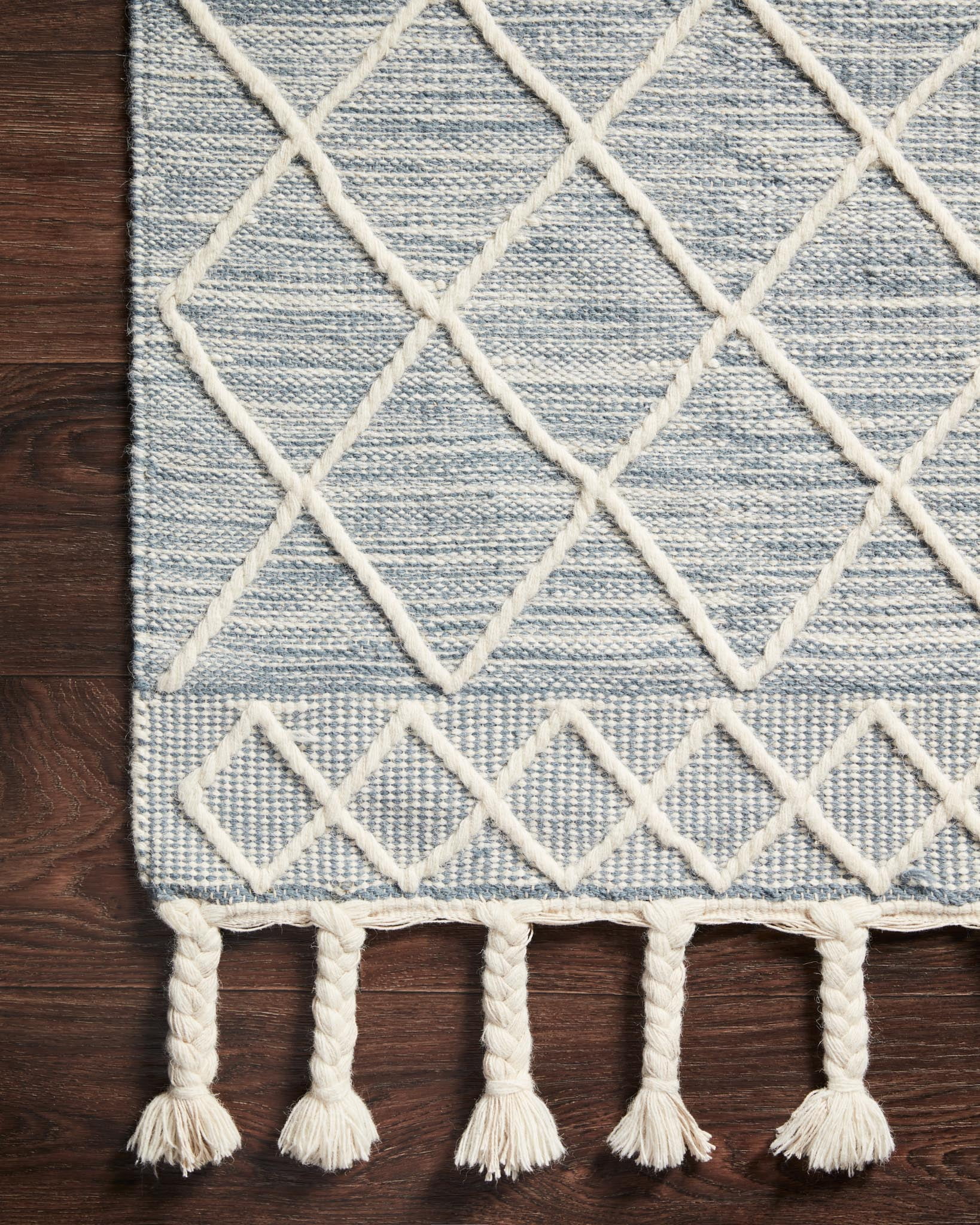 Loloi II Sawyer SAW-04 Teal Geometric Area Rug 2'-3" x 3'-9"