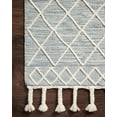 thumbnail image 4 of Loloi II Sawyer SAW-04 Teal Geometric Area Rug 18" x 18" Sample Swatch, 4 of 6