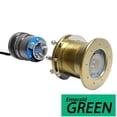 thumbnail image 1 of Bluefin LED M12-IFM12V-G602 12V Through Hull Underwater Light 6K Lumens Interchangeable Flush Mount, Emerald Green, 1 of 1