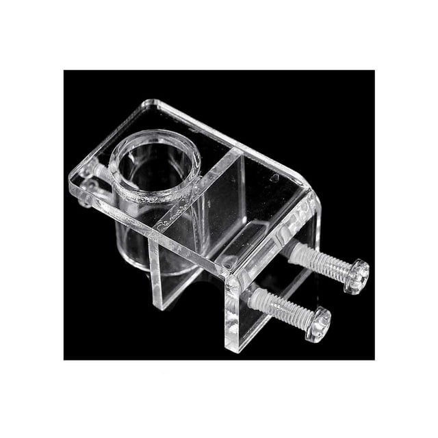 ruzhgo Aquarium Pipe Mount Clip Holder Fish Tank Firmly Filter Transparent Water Fix Freshwater Fixing Frame Clamp Holders Tool Type 2 Transparent Type 2
