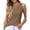 Khaki, variant on PRETTYGARDEN Tank Top for Women Summer Sleeveless Sweater Tops Spring Business Casual Work Shirts Ribbed Knit Blouses