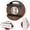 Brown, variant on Adjustable suction-cup power strip holder, 360° rotatable wall-mounted power strip bracket, drill-free wall mount for power strips; suitable for kitchens, offices, desktops, and under-cabinet use.