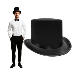 Ladies Deluxe Victorian Top Hat Adult Black Ladies Deluxe Victorian Top Hat Adult Black