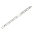 thumbnail image 3 of Mens Engraveable Polished Link ID Bracelet in Sterling Silver 8.5 Inches, 3 of 4