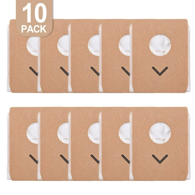 High Capacity Replacement Dust Bags for Eureka Stylus and For Elite NEC490BL Cordless Vacuum Cleaner 4/10 Pack