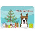 thumbnail image 1 of Carolines Treasures BB1595JCMT Christmas Tree & Boxer Kitchen or Bath Mat, 24 x 36, 1 of 1