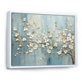thumbnail image 2 of Designart "Peaceful Blue And White Dogwood III" Dogwood Floater Framed Wall Decor, 2 of 5