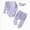 O192-Light Purple, variant on 18-24 Months Newborn Baby Girls Three Piece Ribbed Ruffle Long Sleeve Bodysuit And Pants Set With Bow