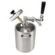 thumbnail image 4 of Mini Stainless Steel Wine Barrel Keg Kit 2L Mini Keg Growler with Beer Beverage Dispenser 60PSI Pressure Gauge, 4 of 5