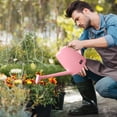 thumbnail image 5 of Watering Can for Indoor Outdoor Plants,1/2 Gallon Modern Small Watering Cans with Removable Nozzle,Long Spout Watering Can for Indoor Bonsai Garden Flowers 60 OZ(Pink), 5 of 5
