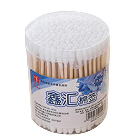 

Wozhidaose Kitchen Gadgets Multi functional Double headed Wooden Cleansing Cotton Swab Disposable Tampons Cleaning Supplies