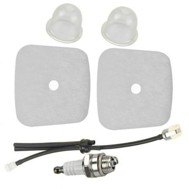 Air Filter Fuel Lines Primer Bulb Kit for Mantis Tiller Cultivator 7222M 7920 7924