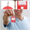 thumbnail image 4 of Miangastore Pendants ABS Red 35Pcs Rectangular 1.6x1.1x0.2in, 4 of 9