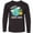 AB-Black, variant on Inktastic Happy Earth Day Cute Smiling Planet Earth with Tree Long Sleeve Youth T-Shirt