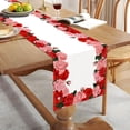 thumbnail image 4 of Kentucky Derby Table Runner Roses Mother''s Day Engagement Wedding Valentine Party Decoration Home Kitchen Dining Room Decor 72Inches Long, 4 of 5