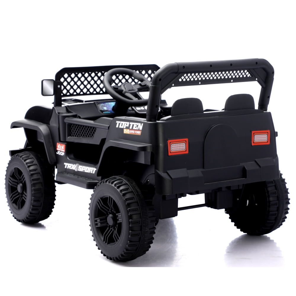 NovaDrive 12V Kids Ride On Electric Car with Parent Remote Control, Swing Function, Bluetooth Music, LED Lights, Perfect Gift for Boys & Girls Ages 3-6