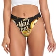 thumbnail image 1 of Balery Happy New Year 2025 C Tangas de Algodón para Mujer con Estampado – Ropa Interior Sexy, Transpirable, G-string-Large, 1 of 6