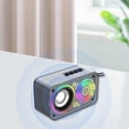 thumbnail image 4 of Portable Bluetooth Speaker, Cyberpunk, Transparent, Wireless, Luminous, Night Light, Bluetooth 5.0, AUX Playback, 4 of 8