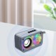 thumbnail image 4 of Altavoz Bluetooth, altavoz Bluetooth portátil para interiores y exteriores, altavoz Seyberpunk, altavoz Bluetooth inalámbrico transparente, altavoz Bluetooth brillante y elegante, regalo para los aman, 4 of 8