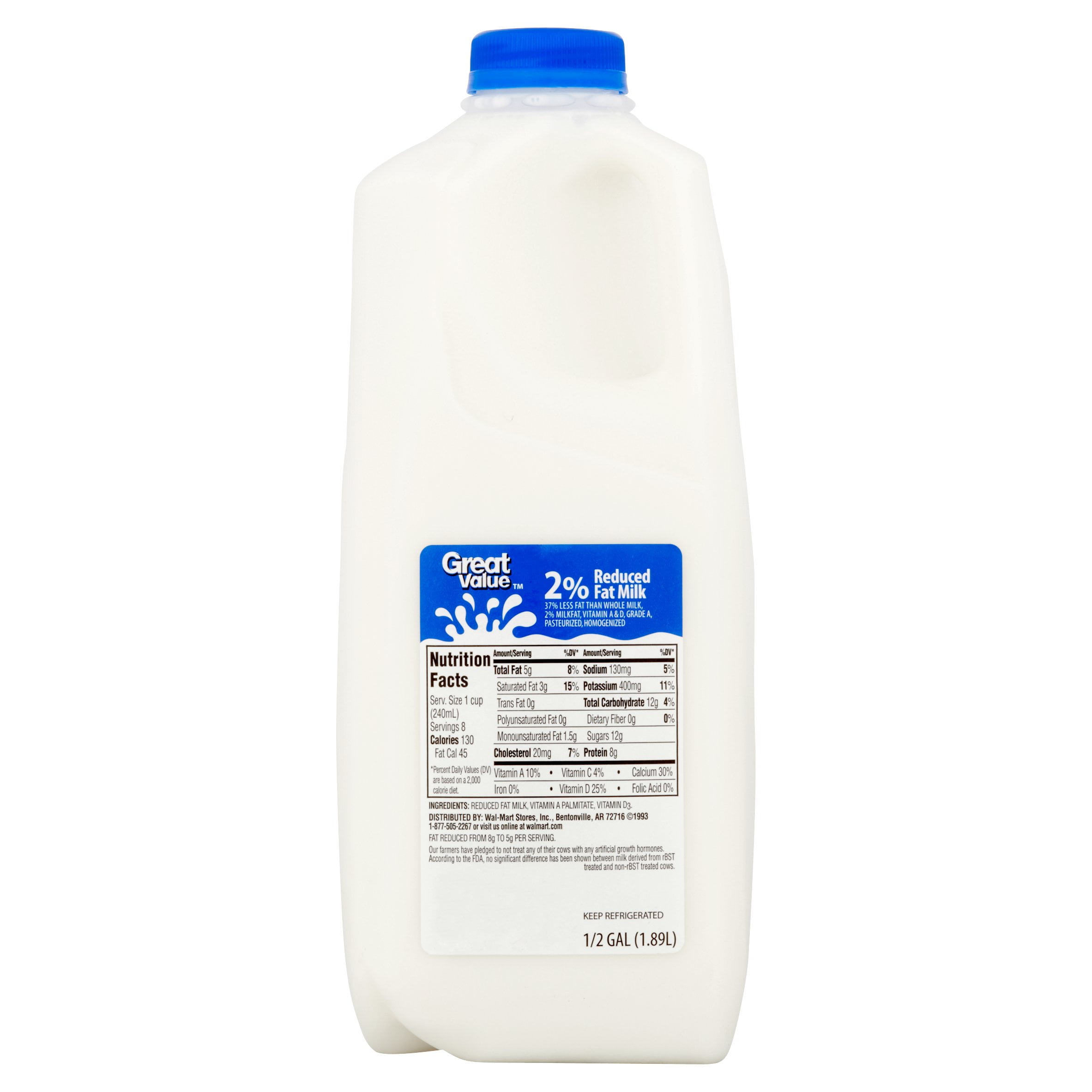 1 2 Cup Whole Milk Nutrition Facts – Nutrition Ftempo