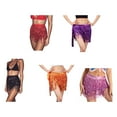 thumbnail image 3 of Transemion Sequin Skirts Sparkle And Shine On Dance Floor Polyester Paired With Sequin red, 3 of 6