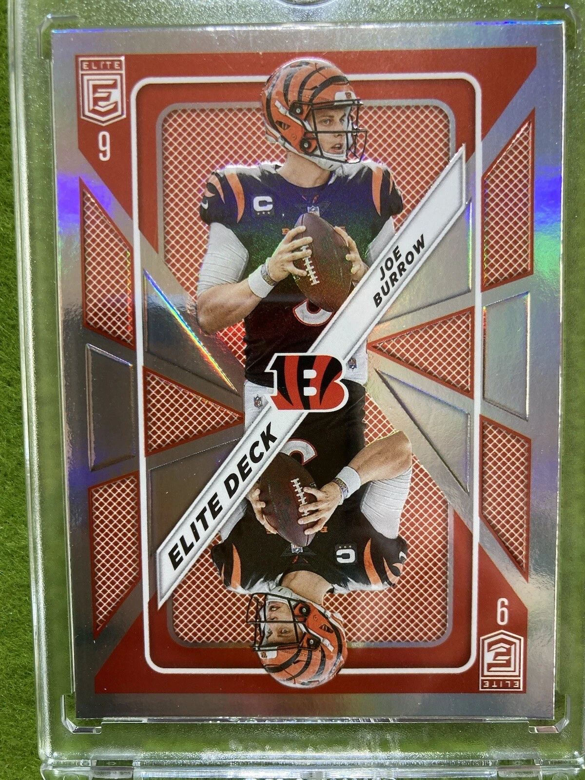 Joe Burrow ELITE DECK CARD Jersey #9 BENGALS 2023 Panini Donruss Elite FOOTBALL