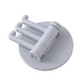 thumbnail image 2 of Seamless Adhesive Hook Strong Bearing Capacity Stick Hooks for Simple Operation Bathroom Kitchen Supplies Hooks Key Holder Storage Racks Gray, 2 of 5