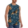 thumbnail image 3 of Salouo German Shepherd Dog Pattern Men's Sleeveless T Shirts,Men's Regular-Fit Tank Top Sports Shirt for Men Sleeveless Tank Shirt -X-Large, 3 of 6