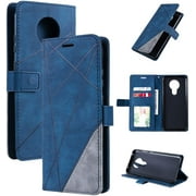 Case for Nokia 5.3 Case Cover,Case for Nokia 5.3 2020 TA-1223 TA-1227 TA-1229 TA-1234 Case Flip Pu Leather Cover Blue