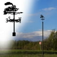 thumbnail image 1 of Bargain Qaailabf Of New Steam Train Weather Vane Stainless Steel Spray Paint Pointer, 1 of 6
