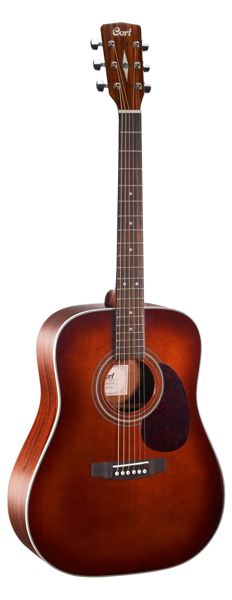Cort EARTH70BR Earth Series Acoustic Dreadnought Guitar - Brown
