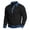 Black, variant on Polo Shirts for Men Long Sleeve Casual Fall Denim Lapel Collared Button Down Polo Top, M