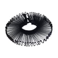 thumbnail image 5 of Sharprepublic Elizabethan Clown Neck Ruffle Comfortable Ruffled Collars for Halloween Medieval Black, 5 of 8