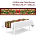 thumbnail image 3 of Caminos de mesa navideños 2024 Decoración navideña para el hogar Mantel Cubierta de mesa Regalos de Navidad Navidad Noel Año Nuevo 2025, 3 of 5