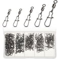 thumbnail image 2 of Naiovety 100 piezas de pivotes de pesca rodantes con mosquetón accesorio de pesca práctico y práctico Pescar, 2 of 6