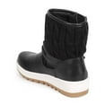 thumbnail image 3 of Qupid DC90 Women Sweater Leatherette Round Toe Lug Sole Motorcycle Boot, 3 of 6