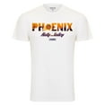 thumbnail image 2 of Unisex Sportiqe White Phoenix Suns 2023 NBA Playoffs Rally the Valley Bingham T-Shirt, 2 of 3