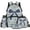 Blue Bow Print, variant on KEIAHUAN Duck Hunter Camouflage School Backpack Set of 4 Back Pack with Lunch Box Pencil Case Water Bottle Bag Backpacks for School Girls with Adjustable Shoulder Strap Student Bag