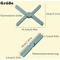 thumbnail image 2 of 8 Pieces Pot Coaster Foldable Silicone Heat Resistant Space Saving，, 2 of 5