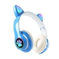 thumbnail image 3 of Auriculares de oreja de gato CUTICAT con luces RGB Azul, 3 of 8