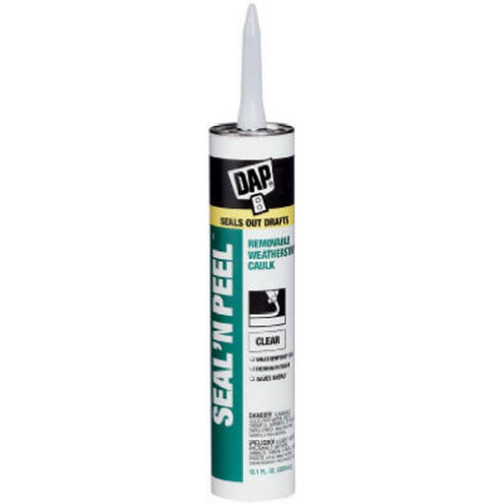 Dap Seal 'N Peel 10.1 OZ Clear Removable Weather Strip Caulk