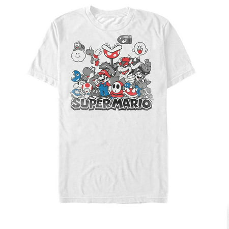 Nintendo Men's Super Mario Color Squad T-Shirt