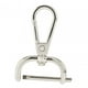 thumbnail image 1 of Cierres giratorios de langosta, cierres para bolsos, accesorios de cuero PU, cierres para llaveros, ganchos giratorios, clips de gatillo para correas , Plata de 19 mm 19mm Plata, 1 of 8
